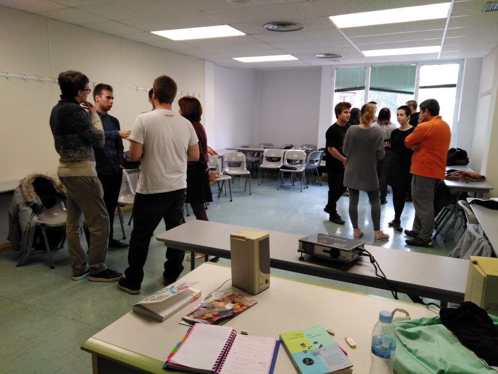 clase de guion Formadora María de Rada